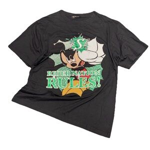 Saskatchewan Roughriders x Disney Mickey Mouse T-Shirt Men’s Size S